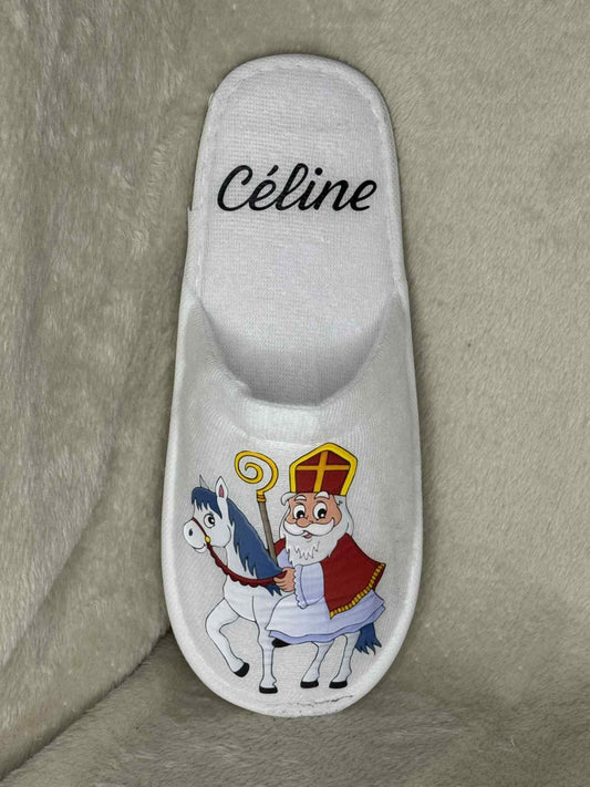 Pantoufle et lettre à Saint-Nicolas